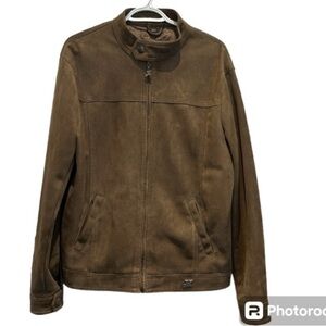 Men's Classic Brown Suede Jacket